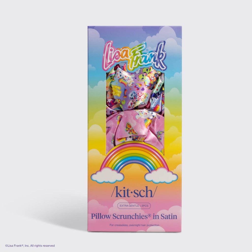 KITSCH - Lisa Frank x Kitsch Pillow Scrunchies® in Satin in The Fantastic World of Lisa Frank