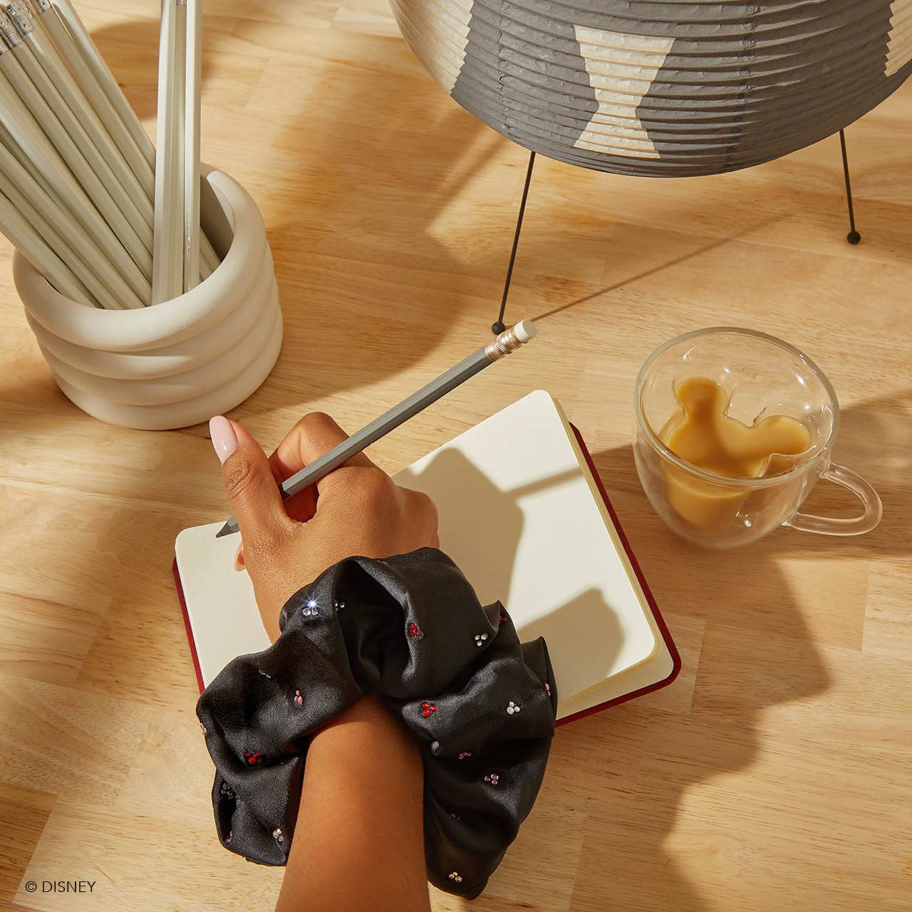 KITSCH - Coletero de tela reciclada Kitsch &amp; Mickey y Minnie - Negro