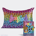 KITSCH - Lisa Frank x Kitsch Standard Satin Pillowcase - Rainbow Leopard no