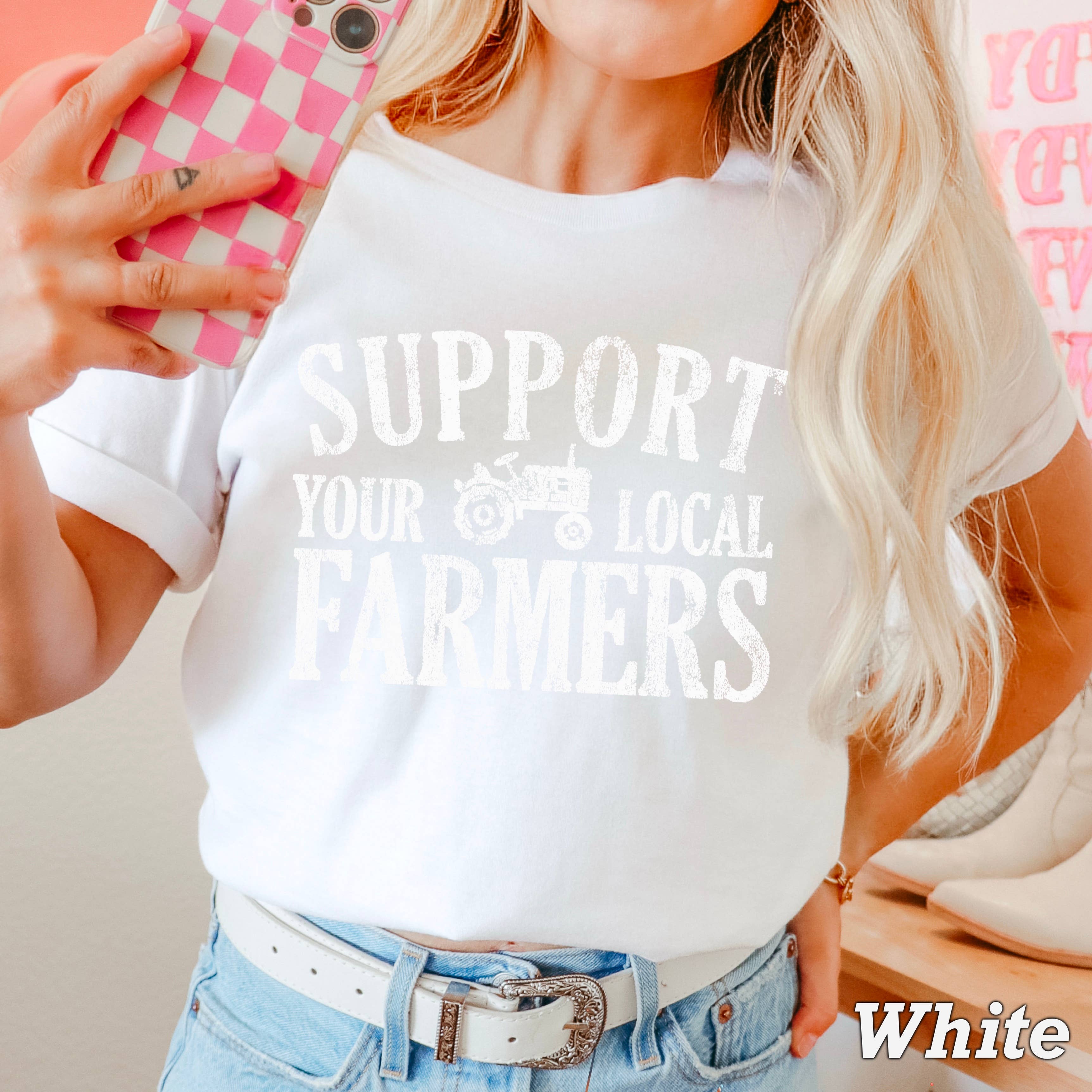 Shoppe SHC - Support Your Local Farmer Shirt | Comfort Color