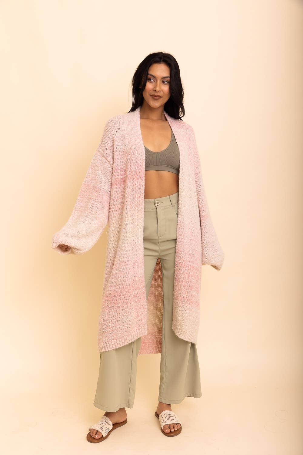 Soft Ombre Longline Cardigan 🎀
