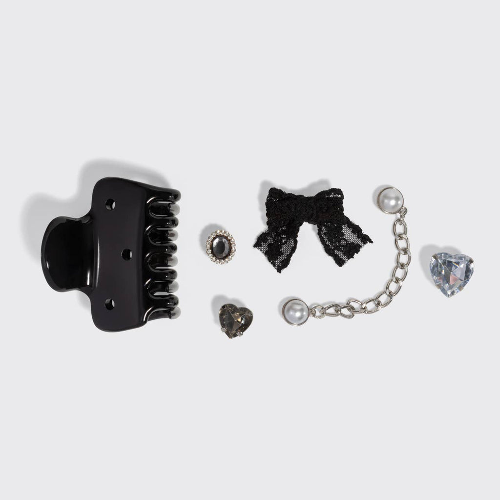 KITSCH - KitschPop™️ Cloud Clip 7pc Set Vintage- Black