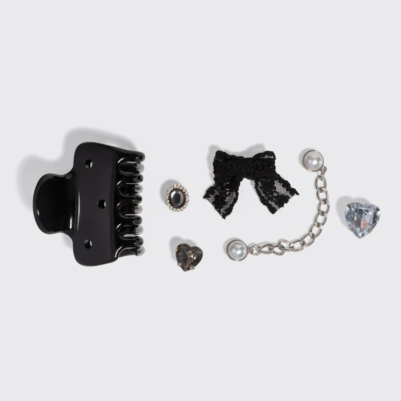 KITSCH - KitschPop™️ Cloud Clip 7pc Set Vintage- Black