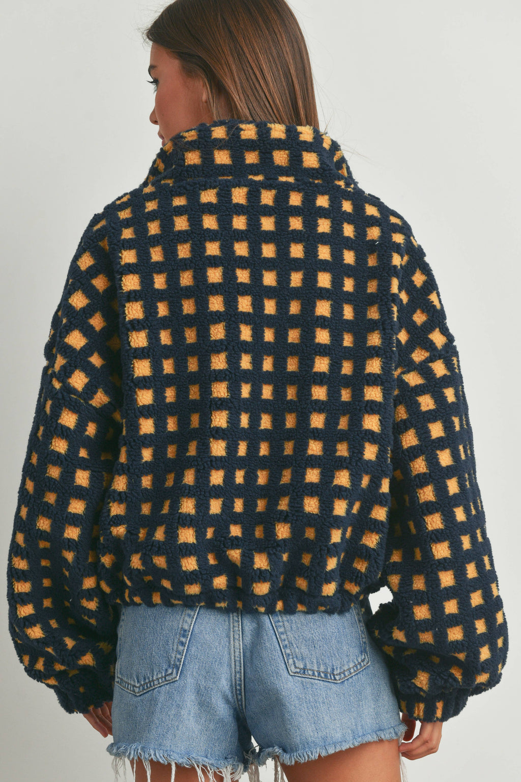 Chaqueta de sherpa afelpada