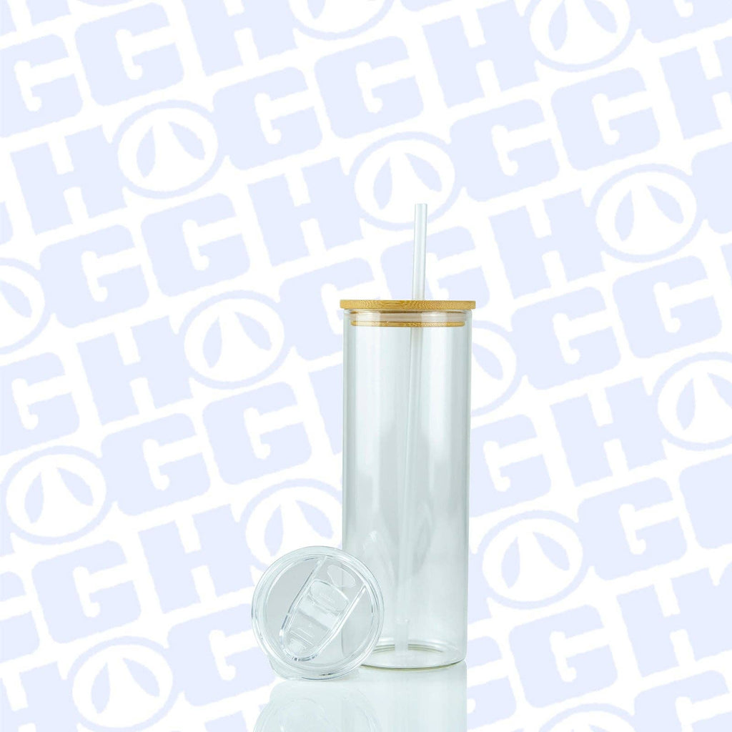 Hogg Outfitters - 20oz SUBLIMATION CLEAR GLASS SKINNY DUO TUMBLER