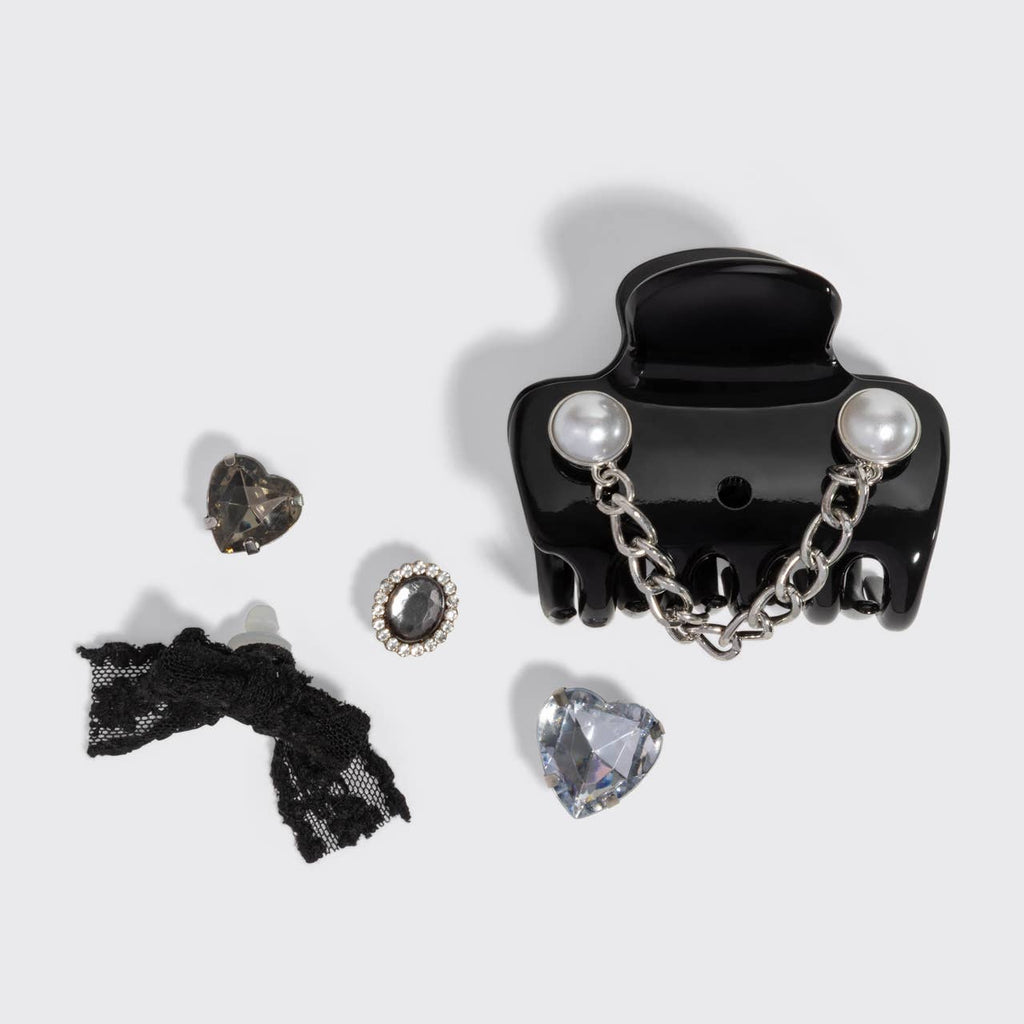 KITSCH - KitschPop™️ Cloud Clip 7pc Set Vintage- Black