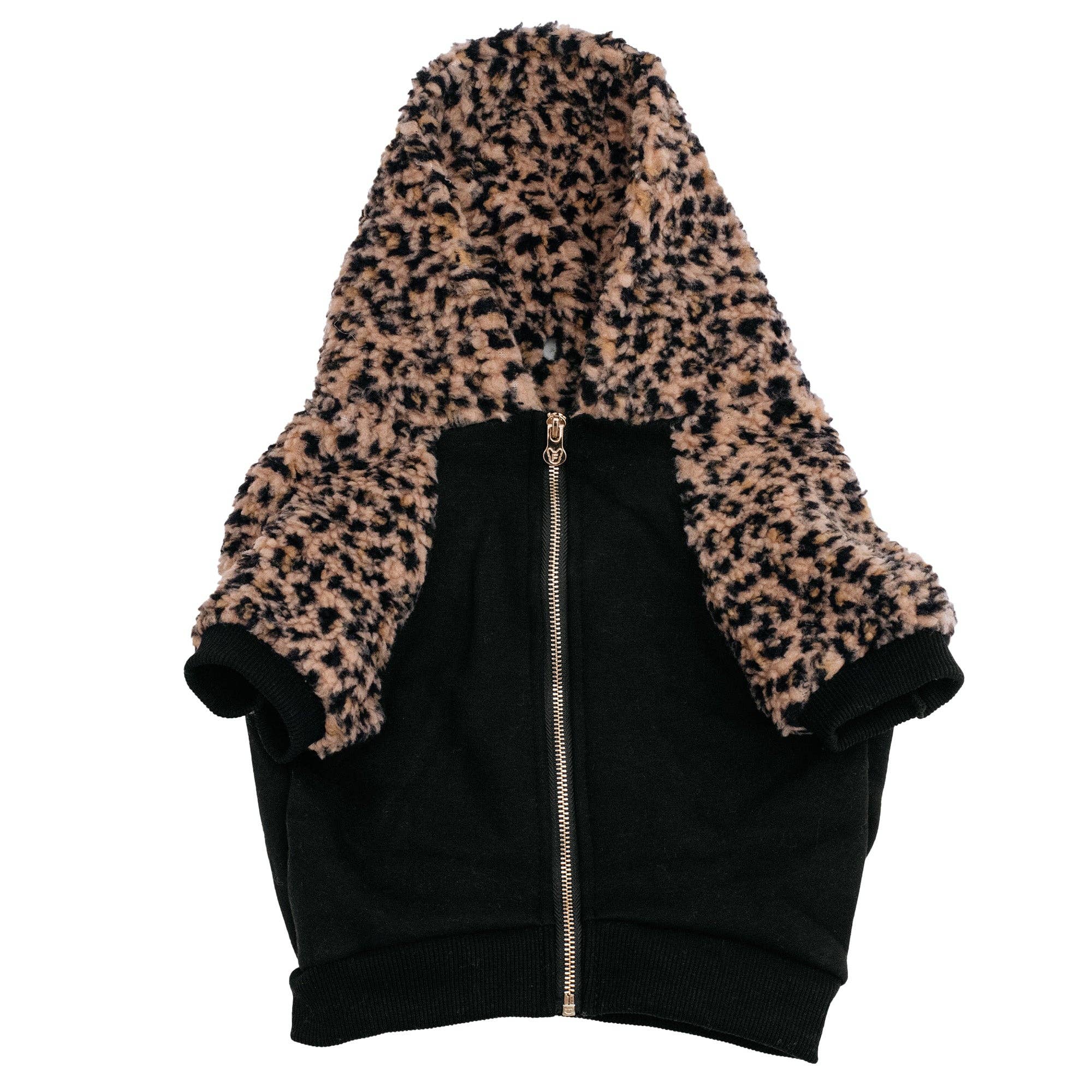 Frenchie - Frenchie Dog Hoodie - Teddy Leopard