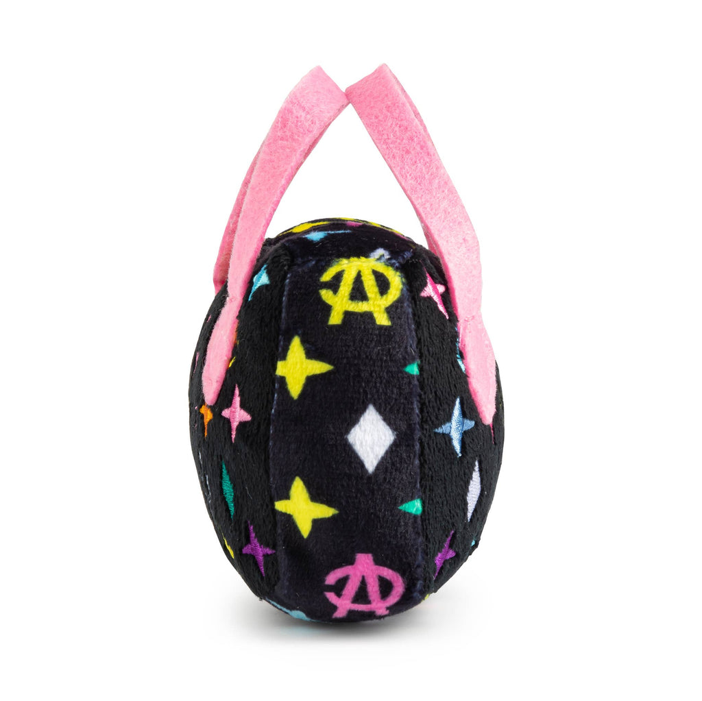 Svart Monogram Chewy Vuiton-veske med pipelyd til hund