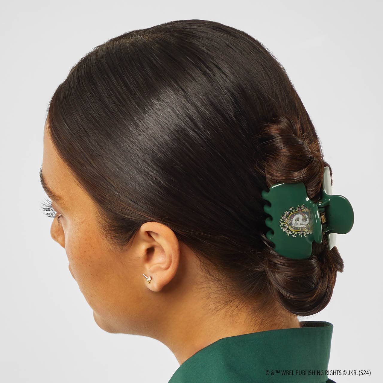 KITSCH - Harry Potter x Kitsch Recycled Cloud ClawClip 1pc-Slytherin
