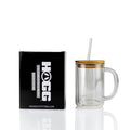 Hogg Outfitters - 15oz SUBLIMATION GLITTER GLOBE GLASS COFFEE MUG