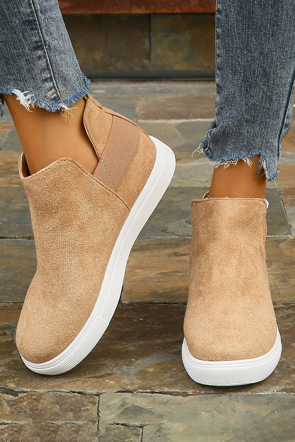 Camel High Top Slip-on Casual joggesko