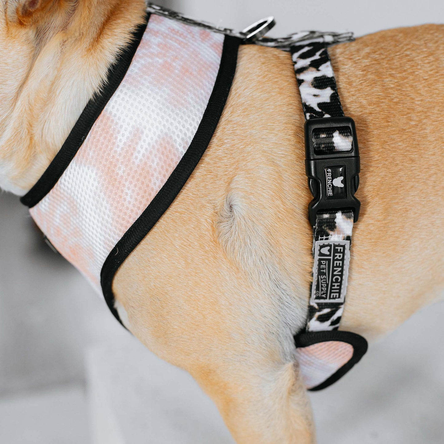 Frenchie Duo Reversible Harness - Earthy Tie Dye
