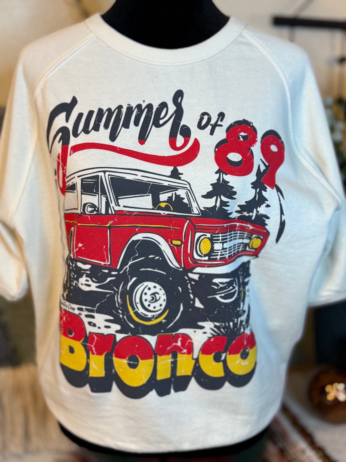 Sudadera de manga corta raglán Bronco Summer of 89