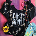 Kutt hals bleket Dirty Hippie Pullover