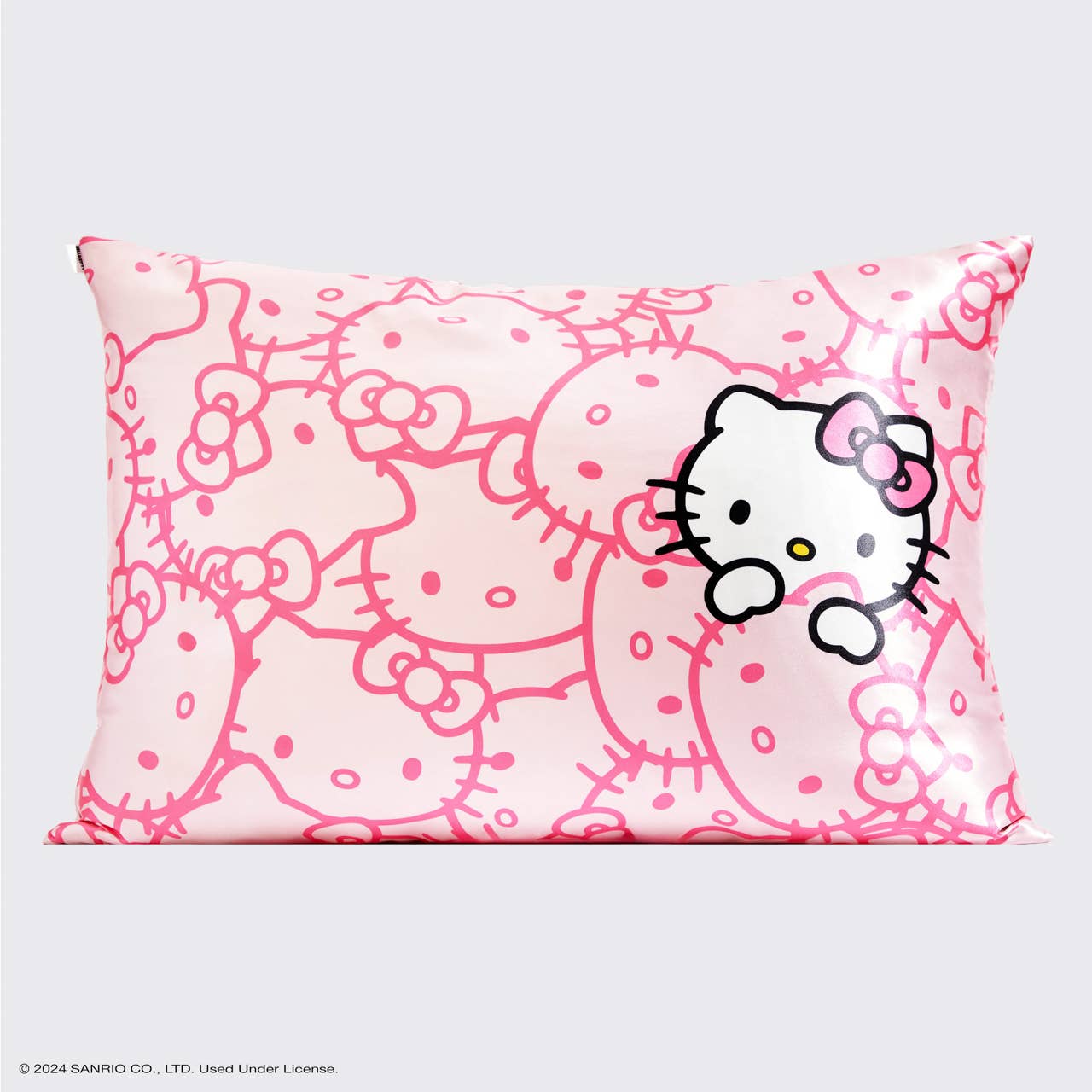 KITSCH - Juego de funda de almohada y coletero de satén Hello Kitty x Kitsch