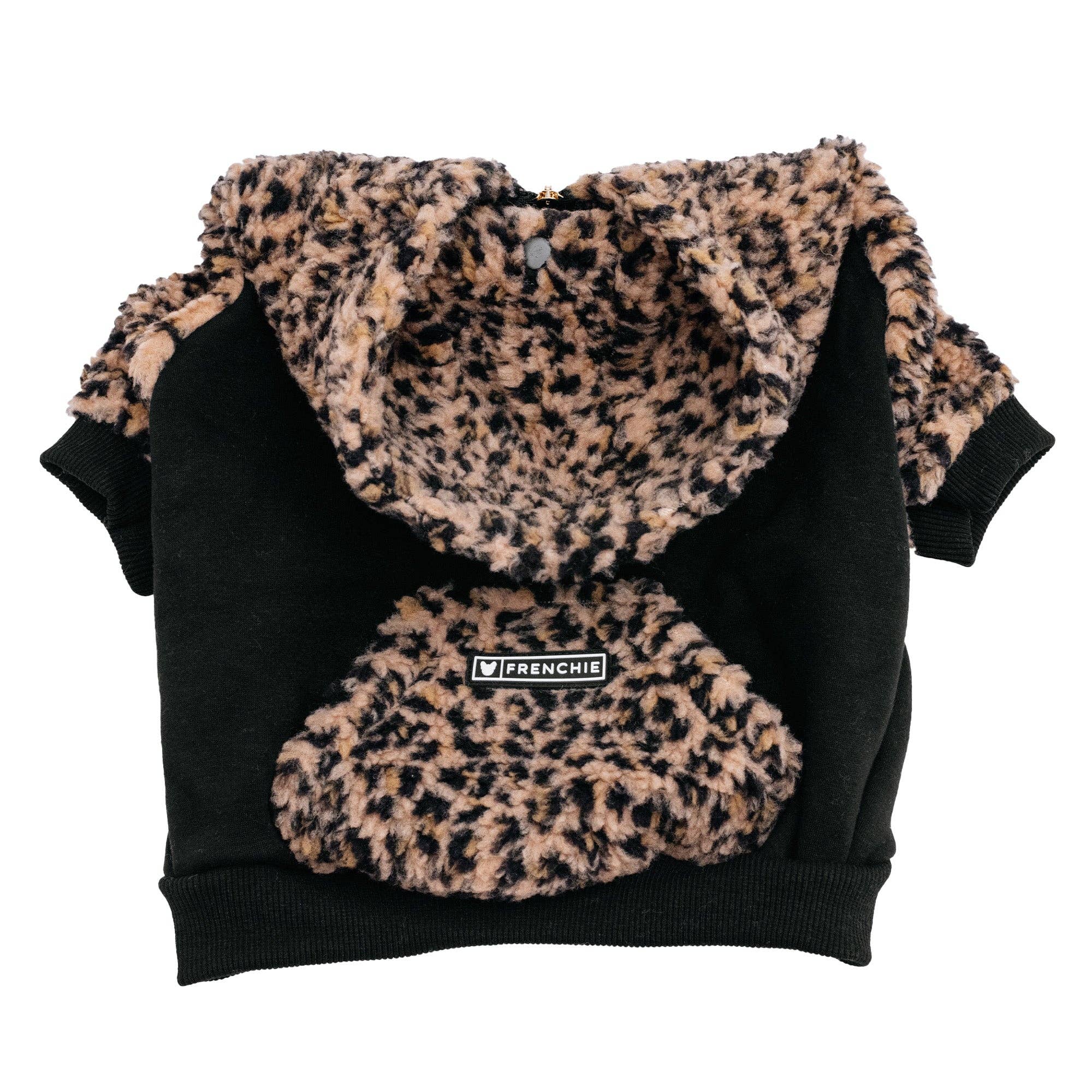 Frenchie - Frenchie Dog Hoodie - Teddy Leopard