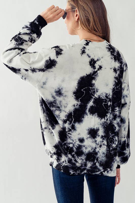 Urban Daizy - BETTY TIE DYE OVERSIZED SWEATSHIRT
