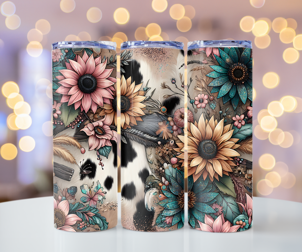 Stainless Steel 20oz Tumblers w/Straw
