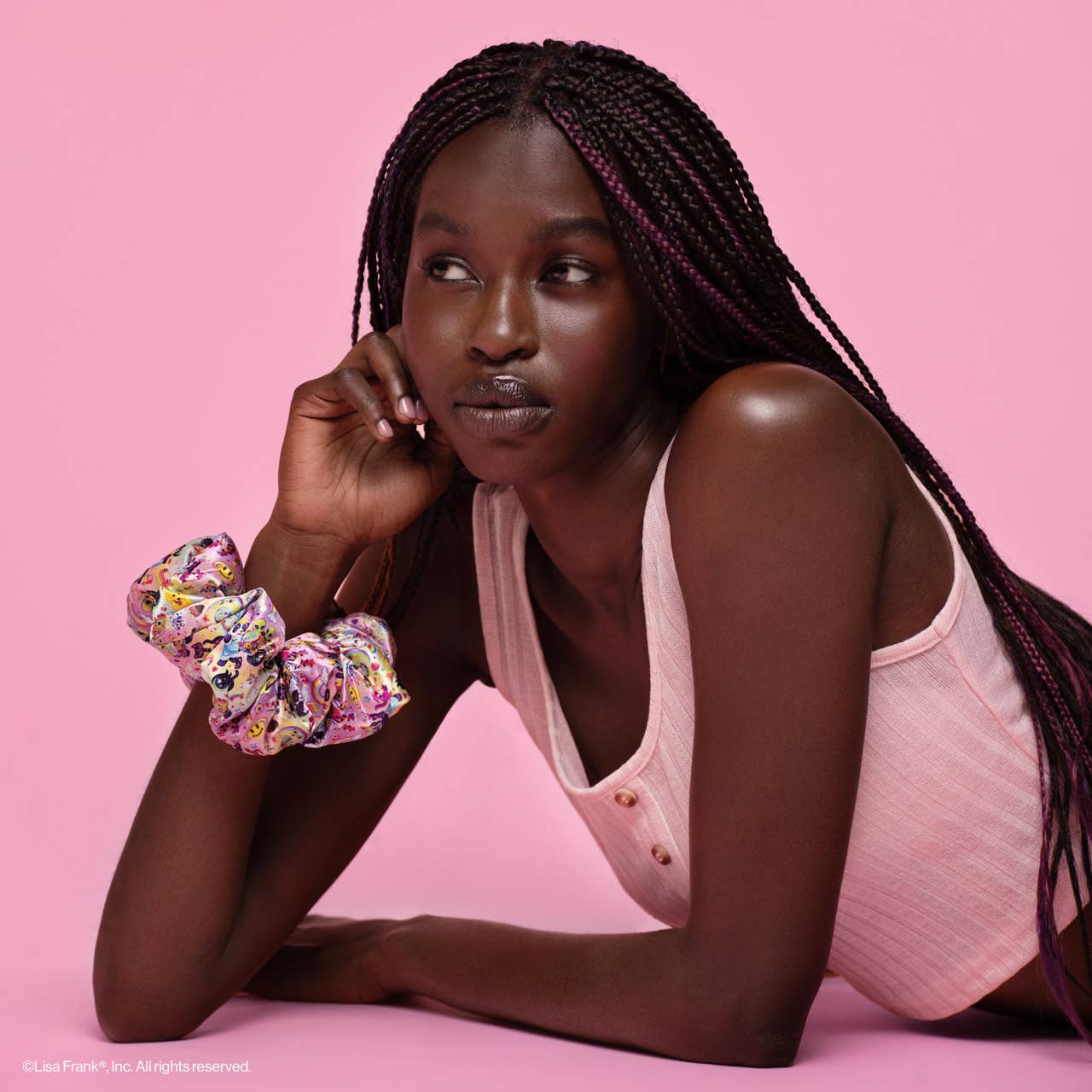 KITSCH - Lisa Frank x Kitsch Pillow Scrunchies® in Satin in The Fantastic World of Lisa Frank