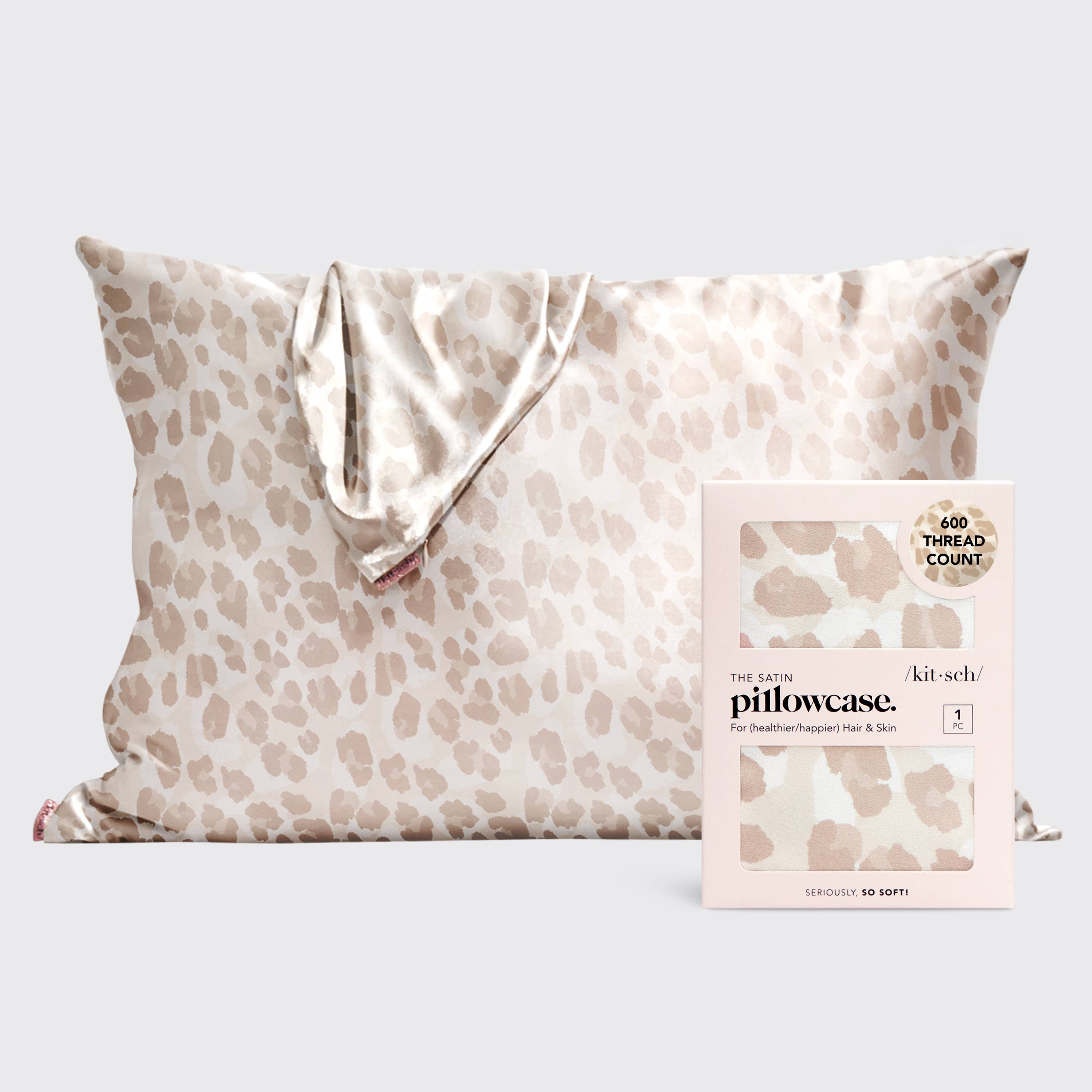 KITSCH - Satin Pillowcase - Leopard – Nordic and Native