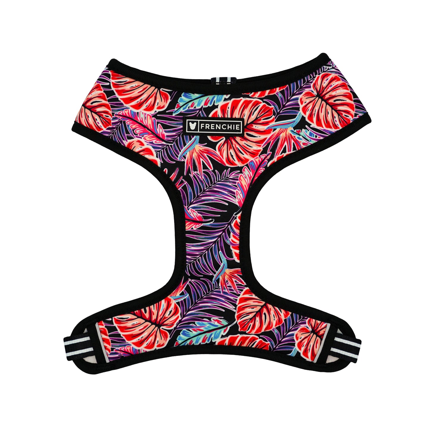 Frenchie Duo Reversible Harness - Tropical Palms