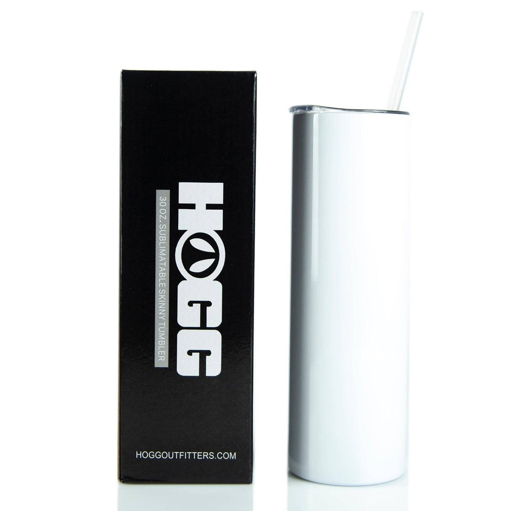 Hogg Outfitters - 30oz STRAIGHT SUBLIMATION SKINNY TUMBLER