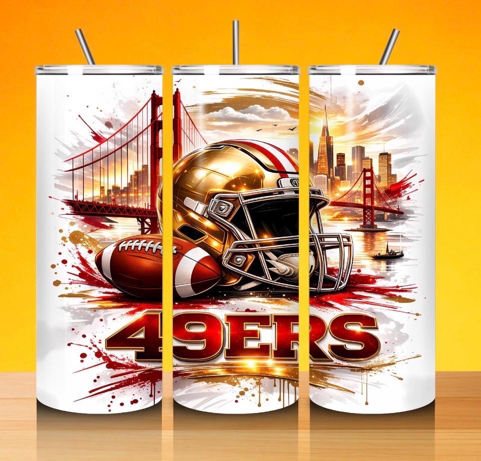 49ers Stainless Steel Tumbler