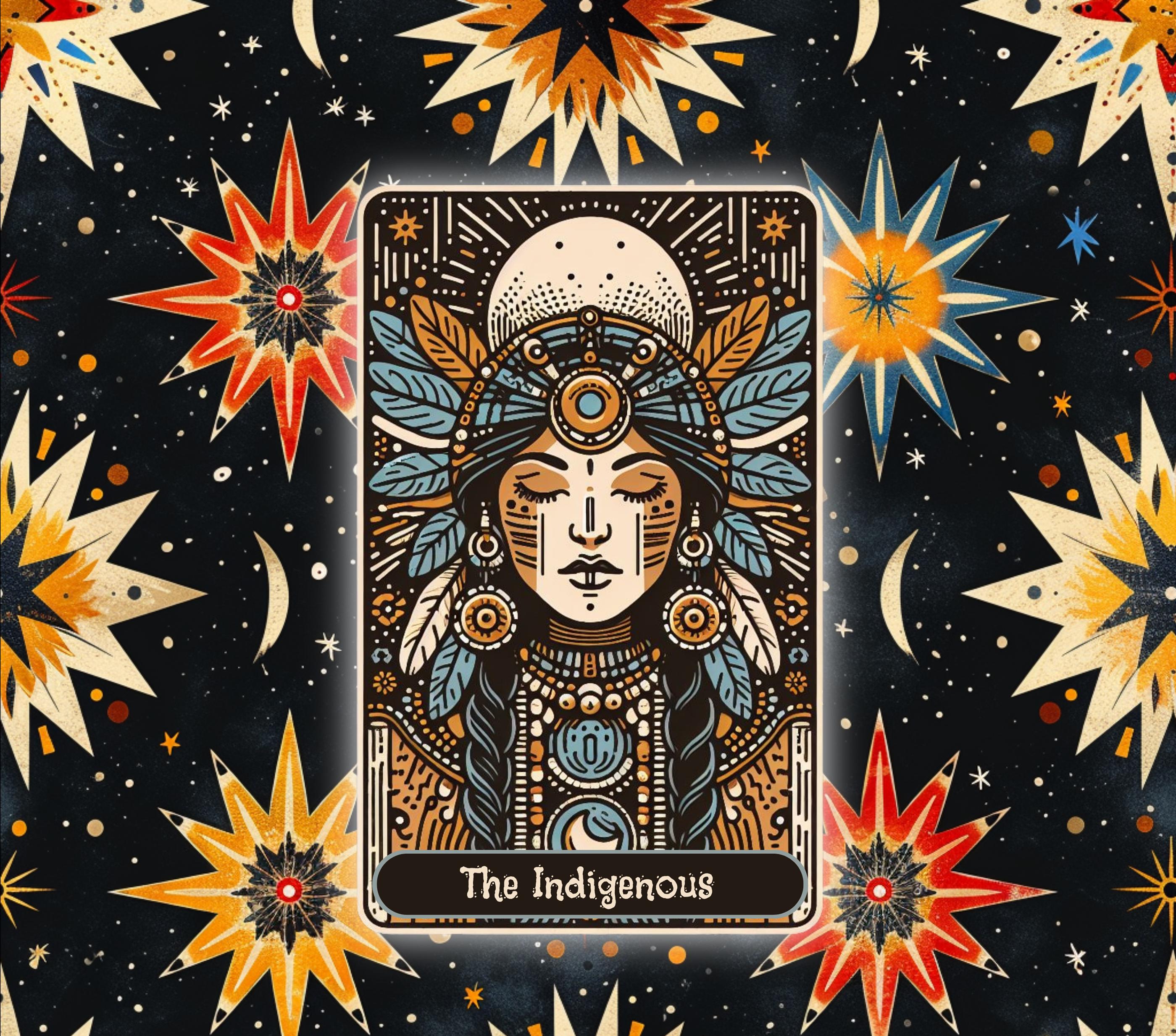 Indigenous Tarot Stainless Steel Tumbler