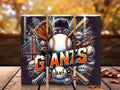 Stainless Steel Giants Baseball Tumbler