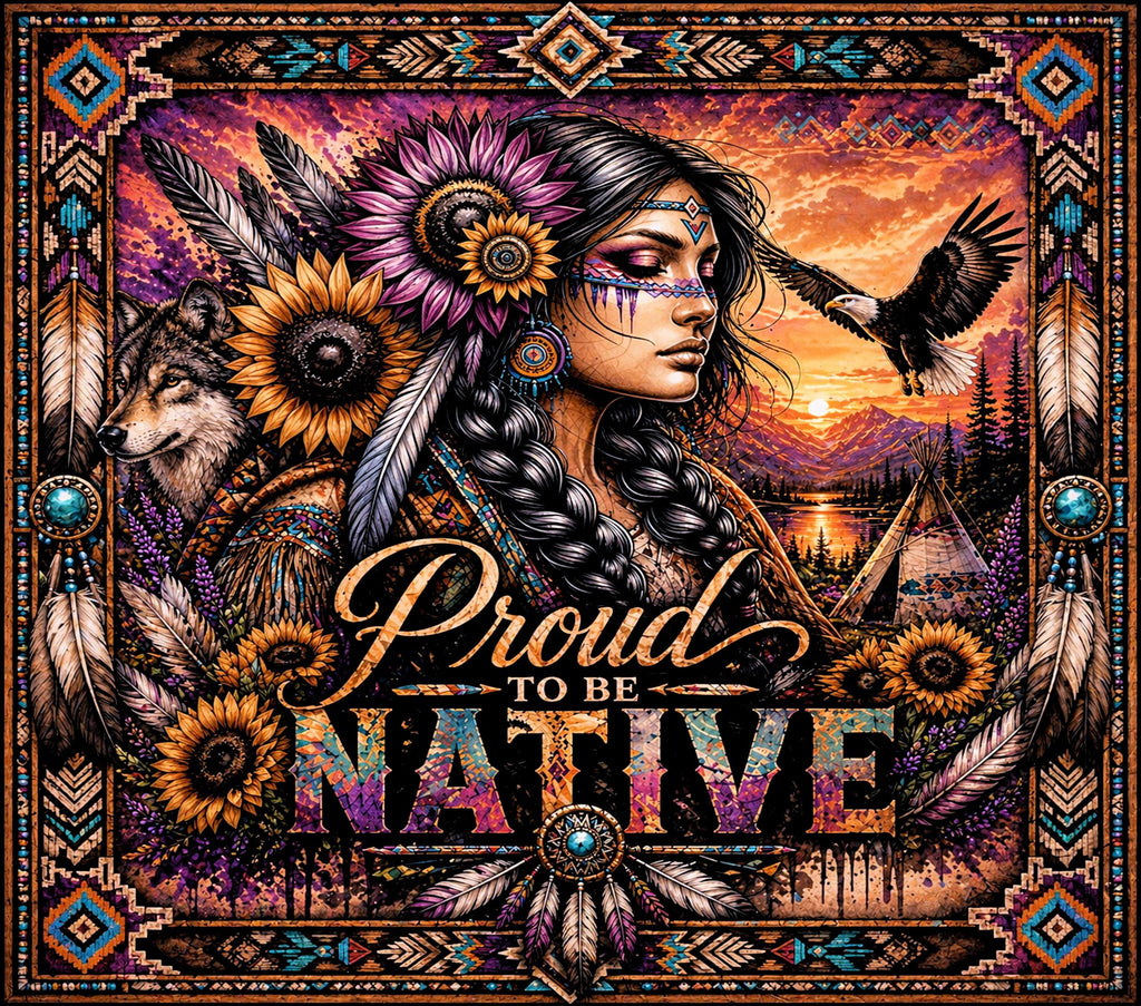 Native American pride Stainless Steel Tumbler