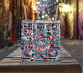 Stainless Steel Aztec Pattern Tumbler