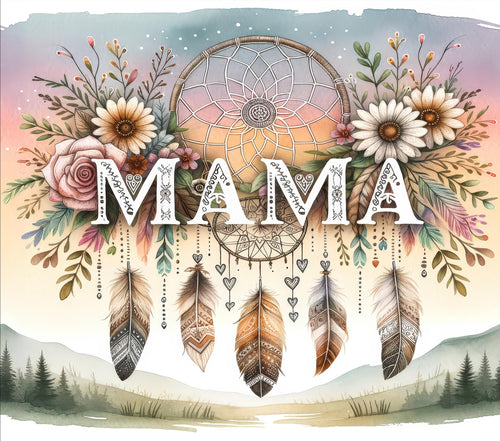 Boho Mama Stainless Steel Tumbler