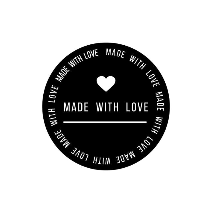 Thank You & Made with Love Small Business Sticker Pack