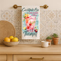 Cocktails Are Way Cheaper Than Therapy Tea Towel – Funny Cocktail Kitchen Towel