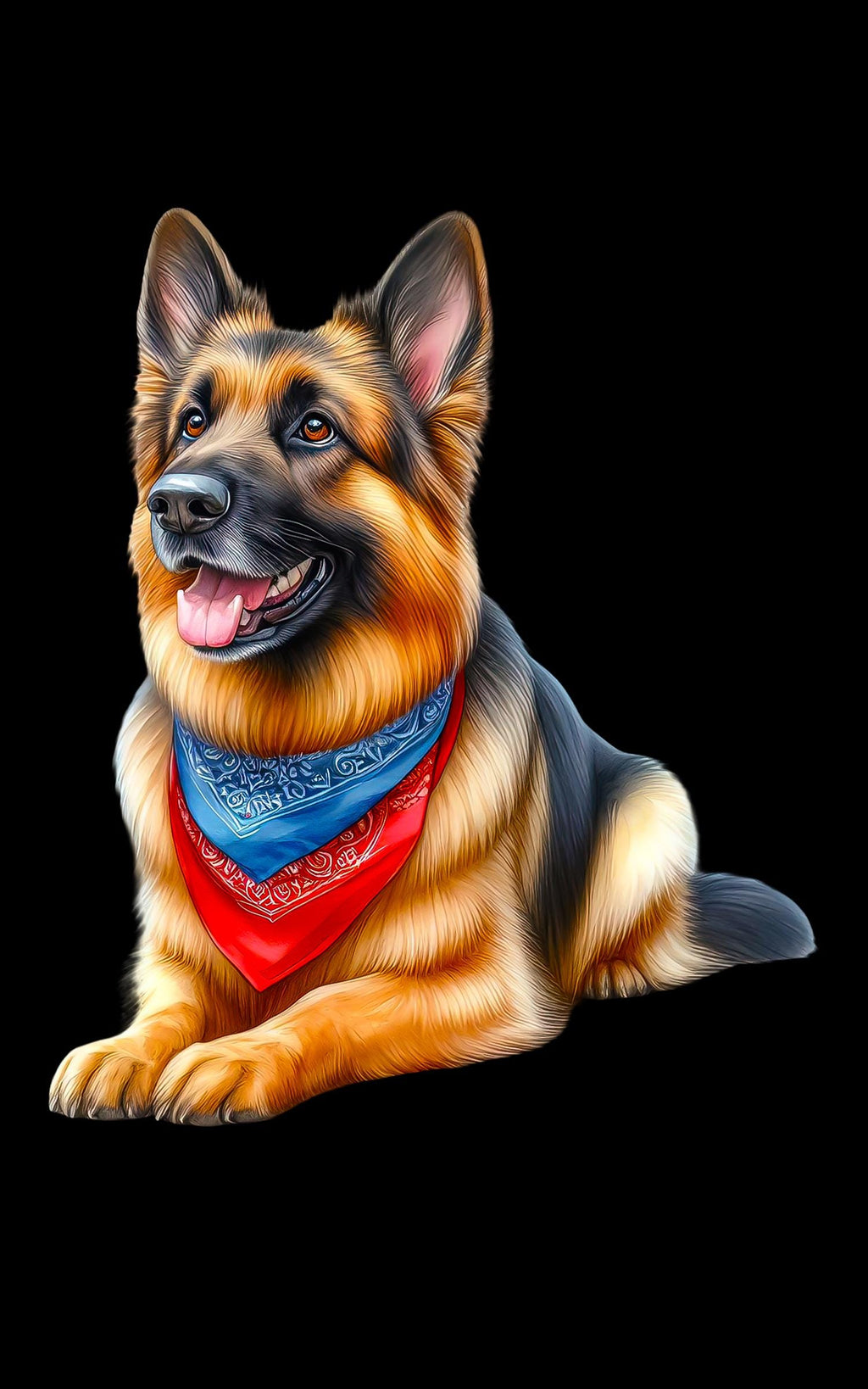 Obsessive German Shepherd Disorder Tea Towel