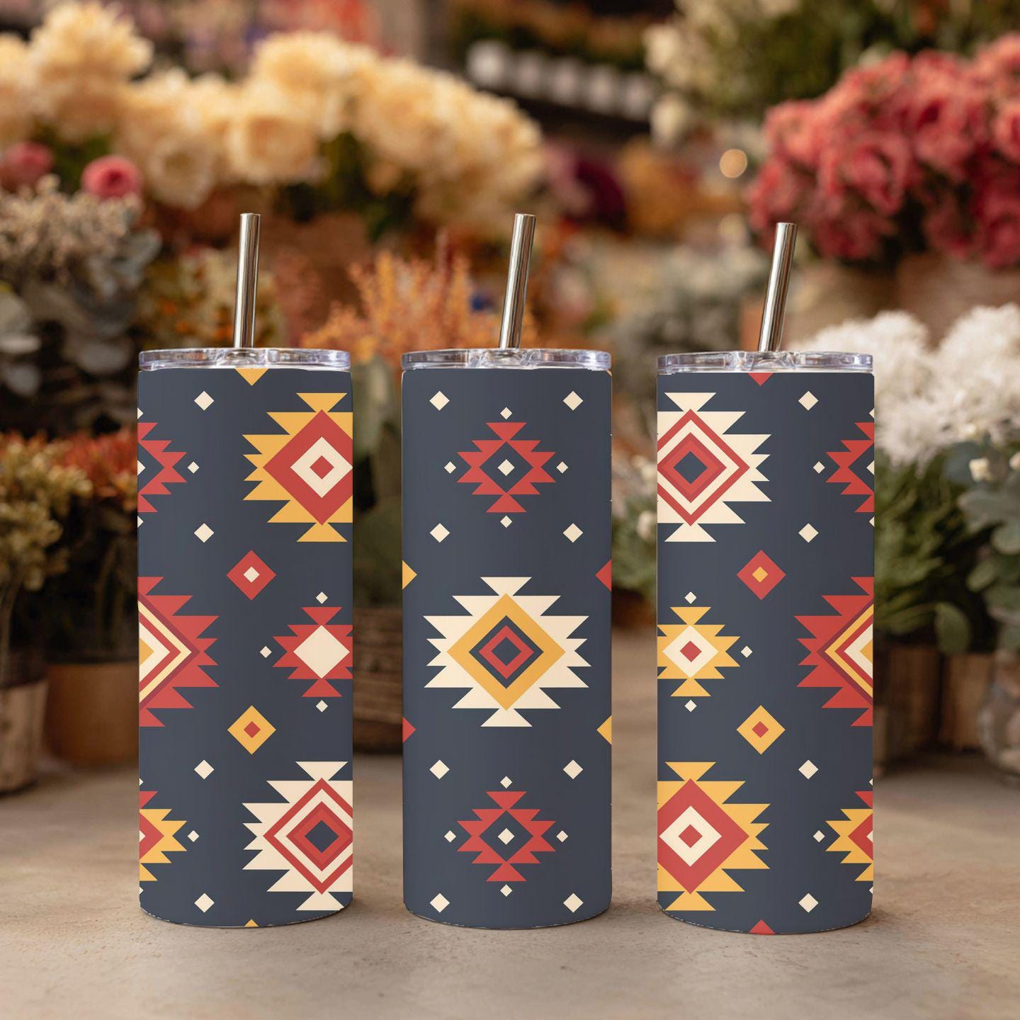 Southwestern Aztec Coffee Mug | Tribal Pattern Mug | Western Coffee Cup | Rustic Boho Drinkware