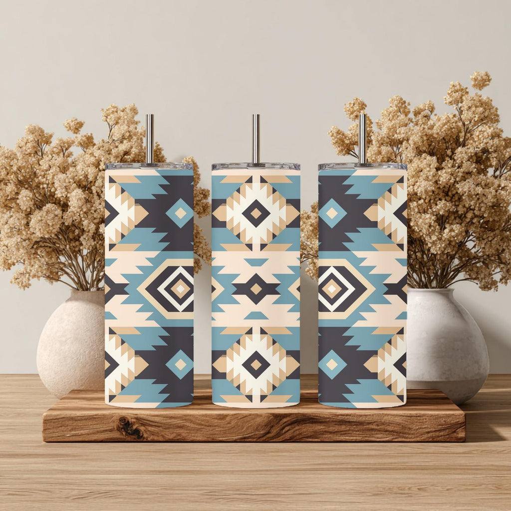 Southwestern Aztec Coffee Mug | Western Boho Mug | Tribal Pattern Coffee Cup | Rustic Desert-Inspired Drinkware
