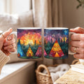 Native American Tipi Sunset Mug