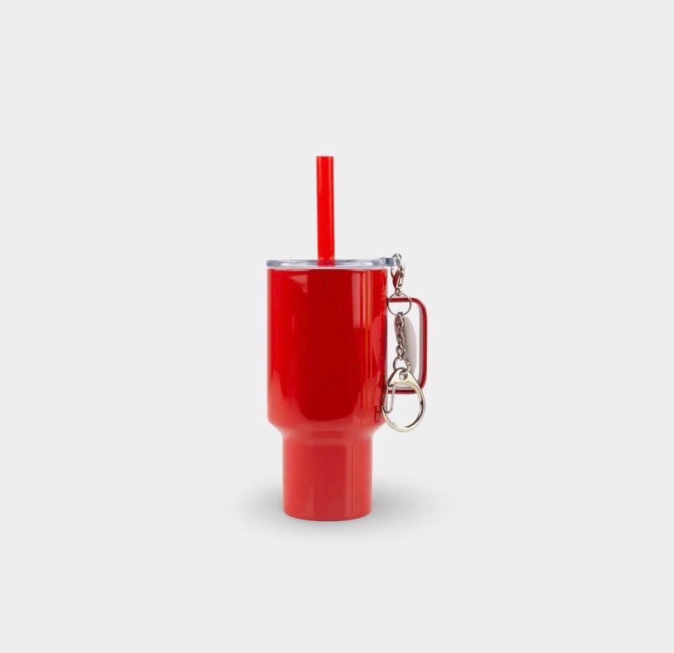 4 oz Mini Travel Tumbler Keychain | Mini Stanley Style Cup | Personalized Mini Tumbler | Tiny Shot Cup | Cute Gift | Backpack Charm