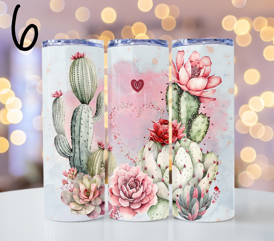 Stainless Steel 20oz Tumblers w/Straw